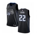 Men's Nike Orlando Magic #22 Jerian Grant Swingman Black NBA Jersey - City Edition