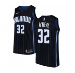 Men's Nike Orlando Magic #32 Shaquille O'Neal Swingman Black Alternate NBA Jersey Statement Edition