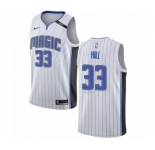 Men's Nike Orlando Magic #33 Grant Hill Swingman NBA Jersey - Association Edition