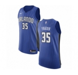 Men's Nike Orlando Magic #35 Melvin Frazier Authentic Royal Blue NBA Jersey - Icon Edition