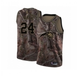 Men's Orlando Magic #24 Khem Birch Swingman Camo Realtree Collection Basketball Jersey