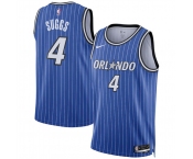 Men's Orlando Magic #4 Jalen Suggs Blue 2025 Icon Edition Stitched Basketball Jersey