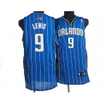 nba orlando magic #9 lewis blue