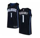 Women's Nike Orlando Magic #1 Penny Hardaway Swingman Black Alternate NBA Jersey Statement Edition