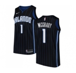 Women's Nike Orlando Magic #1 Tracy Mcgrady Swingman Black Alternate NBA Jersey Statement Edition