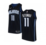 Women's Nike Orlando Magic #11 Bismack Biyombo Swingman Black Alternate NBA Jersey Statement Edition