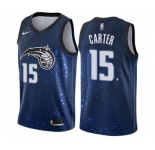 Youth Nike Orlando Magic #15 Vince Carter Swingman Blue NBA Jersey - City Edition