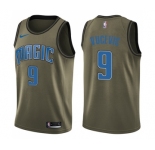 Youth Nike Orlando Magic #9 Nikola Vucevic Swingman Green Salute to Service NBA Jersey