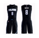 Youth Orlando Magic #8 Terrence Ross Swingman Black Basketball Suit Jersey Statement Edition