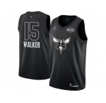 Youth Nike Charlotte Hornets #15 Kemba Walker Black NBA Jordan Swingman 2018 All-Star Game Jersey