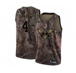 Youth Nike Charlotte Hornets #4 Devonte Graham Swingman Camo Realtree Collection NBA Jersey