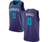 Youth Nike Jordan Charlotte Hornets #0 Miles Bridges Swingman Purple NBA Jersey Statement Edition