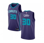 Youth Nike Jordan Charlotte Hornets #30 Dell Curry Swingman Purple NBA Jersey Statement Edition
