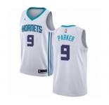 Youth Nike Jordan Charlotte Hornets #9 Tony Parker Swingman White NBA Jersey - Association Edition