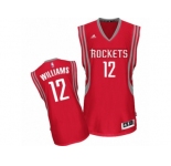 Men's Adidas Houston Rockets #12 Louis Williams Swingman Red Road NBA Jersey