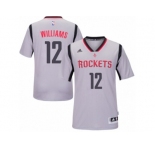 Men's Adidas Houston Rockets #3 Chris Paul Swingman Grey Alternate NBA Jersey