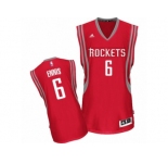 Men's Adidas Houston Rockets #6 Tyler Ennis Swingman Red Road NBA Jersey
