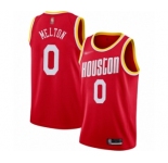 Men's Houston Rockets #0 De'Anthony Melton Swingman Red Hardwood Classics Finished Basketball Jersey