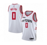 Men's Houston Rockets #0 De'Anthony Melton Swingman White Basketball Jersey - 2019-20 City Edition