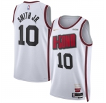 Men's Houston Rockets #10 Jabari Smith Jr. White 2024-25 City Edition Stitched Jersey