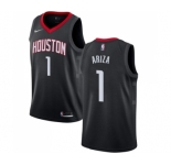Men's Nike Houston Rockets #1 Trevor Ariza Swingman Black Alternate NBA Jersey Statement Edition