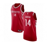 Men's Nike Houston Rockets #14 Gerald Green Authentic Red NBA Jersey - Icon Edition