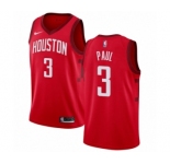 Men's Nike Houston Rockets #3 Chris Paul Red Swingman Jersey - Earned Edition