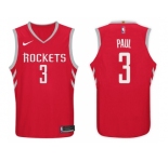 Nike NBA Houston Rockets #3 Chris Paul Jersey 2017-18 New Season Red Jersey