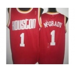 nba Houston Rockets #1 Tracy McGrady Red(Throwback Revolution 30)
