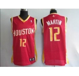 nba houston rockets #12 martin red(special edition)