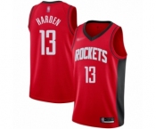 Women's Houston Rockets #13 James Harden Swingman Red Finished Basketball Jersey - Icon Edition