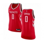 Women's Nike Houston Rockets #0 Marquese Chriss Swingman Red NBA Jersey - Icon Edition
