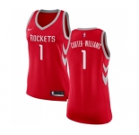 Women's Nike Houston Rockets #1 Michael Carter-Williams Swingman Red NBA Jersey - Icon Edition