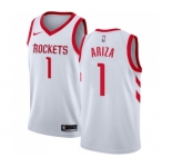 Women's Nike Houston Rockets #1 Trevor Ariza Swingman White Home NBA Jersey - Association Edition