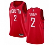 Women's Nike Houston Rockets #2 Brandon Knight Red Swingman Jersey - Earned Edition