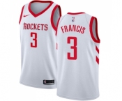 Women's Nike Houston Rockets #3 Steve Francis Swingman White Home NBA Jersey - Association Edition