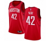 Women's Nike Houston Rockets #42 Nene Red Swingman Jersey - Earned Edition