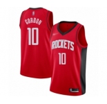 Youth Houston Rockets #10 Eric Gordon Swingman Red Finished Basketball Jersey - Icon Edition