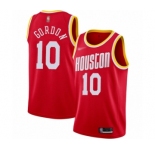 Youth Houston Rockets #10 Eric Gordon Swingman Red Hardwood Classics Finished Basketball Jersey