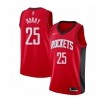Youth Houston Rockets #25 Robert Horry Swingman Red Finished Basketball Jersey - Icon Edition