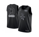 Youth Nike Houston Rockets #13 James Harden Black NBA Jordan Swingman 2018 All-Star Game Jersey