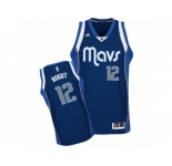 Men's Adidas Dallas Mavericks #12 Andrew Bogut Swingman Navy Blue Alternate NBA Jersey