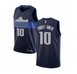 Men's Dallas Mavericks #10 Dorian Finney-Smith Authentic Navy Blue Basketball Jersey Statement Edition