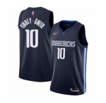 Men's Dallas Mavericks #10 Dorian Finney-Smith Authentic Navy Finished Basketball Jersey - Statement Edition
