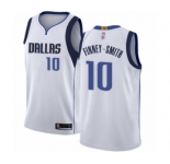 Men's Dallas Mavericks #10 Dorian Finney-Smith Authentic White Basketball Jersey - Association Edition
