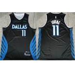Men's Dallas Mavericks #11 Kyrie Irving Black 2025-26 City Edition Stitched Basketball Jersey2