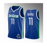 Men's Dallas Mavericks #11 Kyrie Irving Blue 2022-23 City Edition Stitched Basketball Jersey