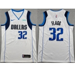 Men's Dallas Mavericks #32 Cooper Flagg White 2025 Association Edition Stitched Basketball Jersey
