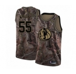 Men's Dallas Mavericks #55 Delon Wright Swingman Camo Realtree Collection Basketball Jersey