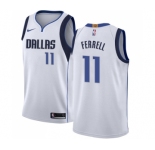 Men's Nike Dallas Mavericks #11 Yogi Ferrell Authentic White NBA Jersey - Association Edition